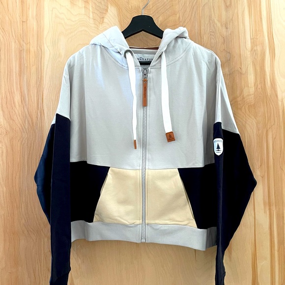 NWT Wanakome Lucy Colorblock LUX Hoodie - Picture 2 of 3